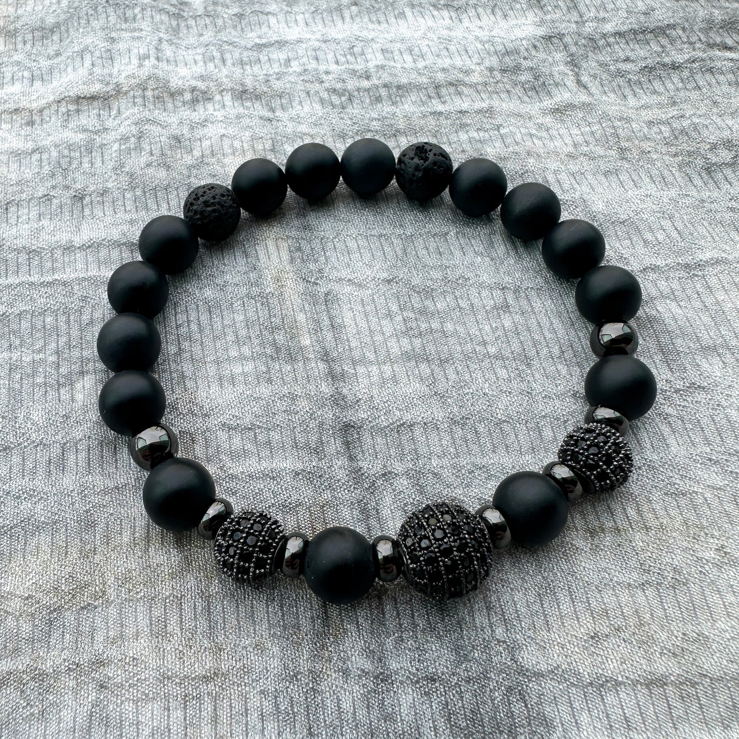 Pavé Onyx Bracelet