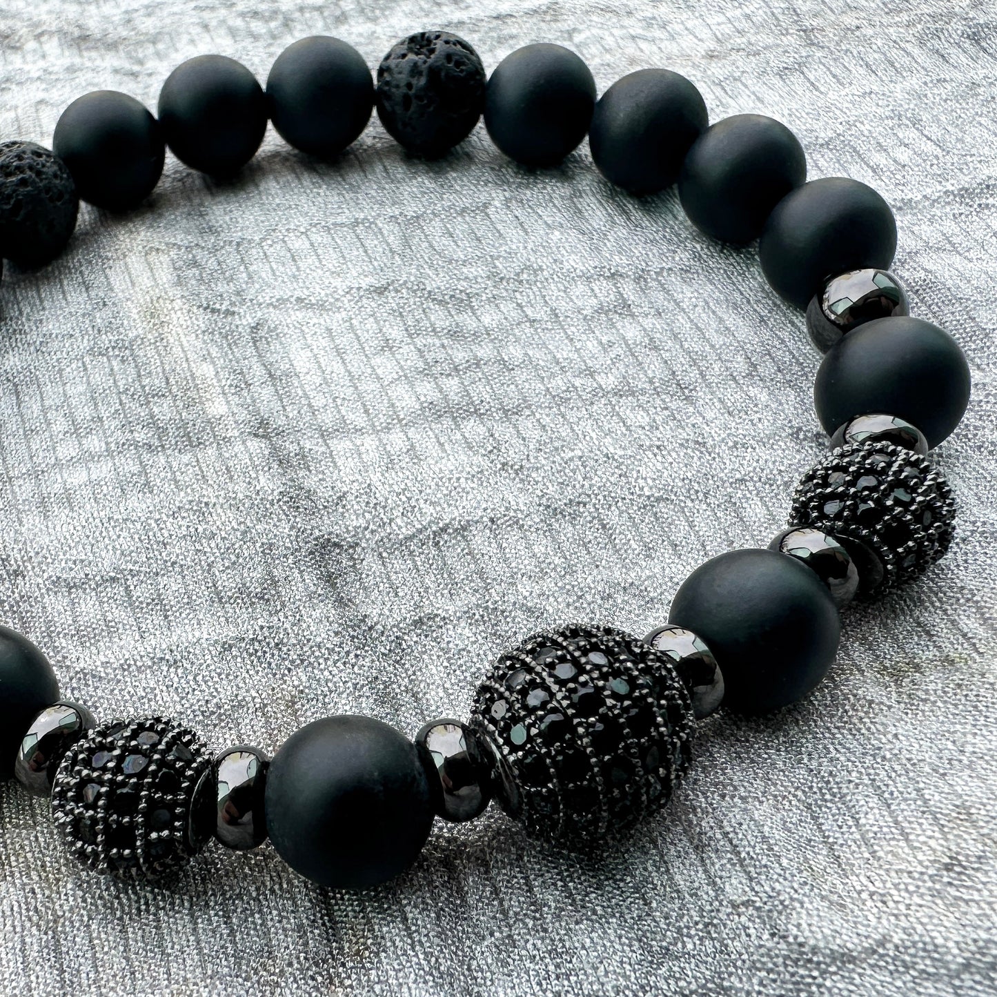 Pavé Onyx Bracelet