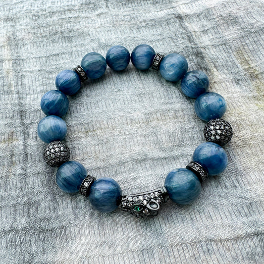 Pavé Panther Kyanite Bracelet