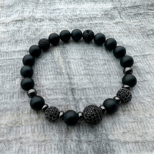 Pavé Onyx Bracelet