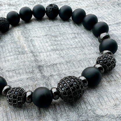 Pavé Onyx Bracelet